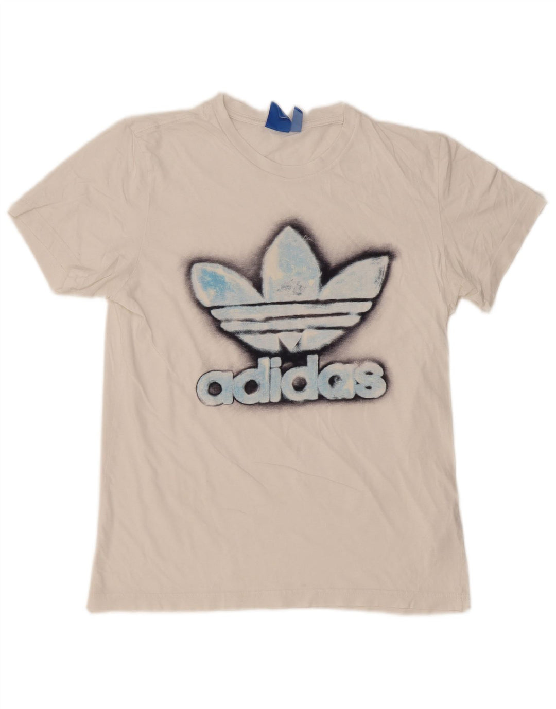 Tricou grafic pentru bărbați Adidas Top Medium White Bumbac