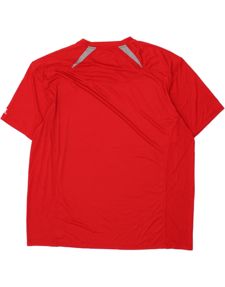 RUSSELL ATHLETIC Mens Dri-Power T-Shirt Top 3XL Red Polyester Vintage Russell Athletic and Second-Hand Russell Athletic from Messina Hembry 