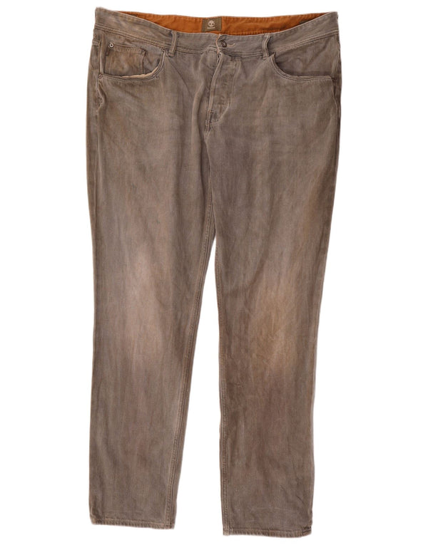 Blugi slim pentru bărbați Timberland W42 L34 bumbac gri