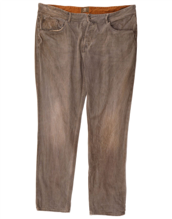 Blugi slim pentru bărbați Timberland W42 L34 bumbac gri