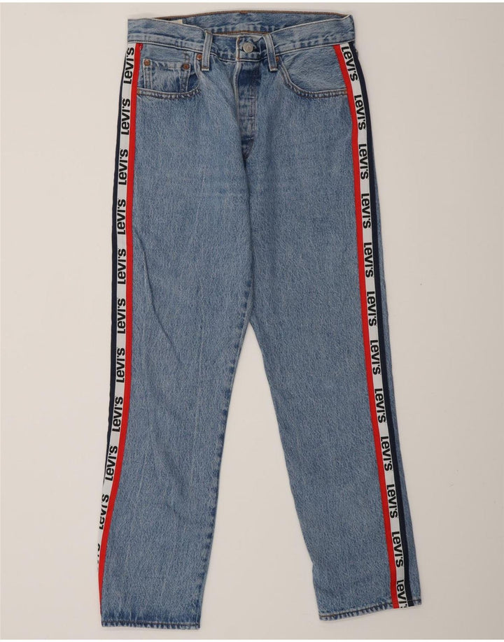 Blugi drepti 501 Graphic pentru femei LEVI'S L28 L27 Albastru