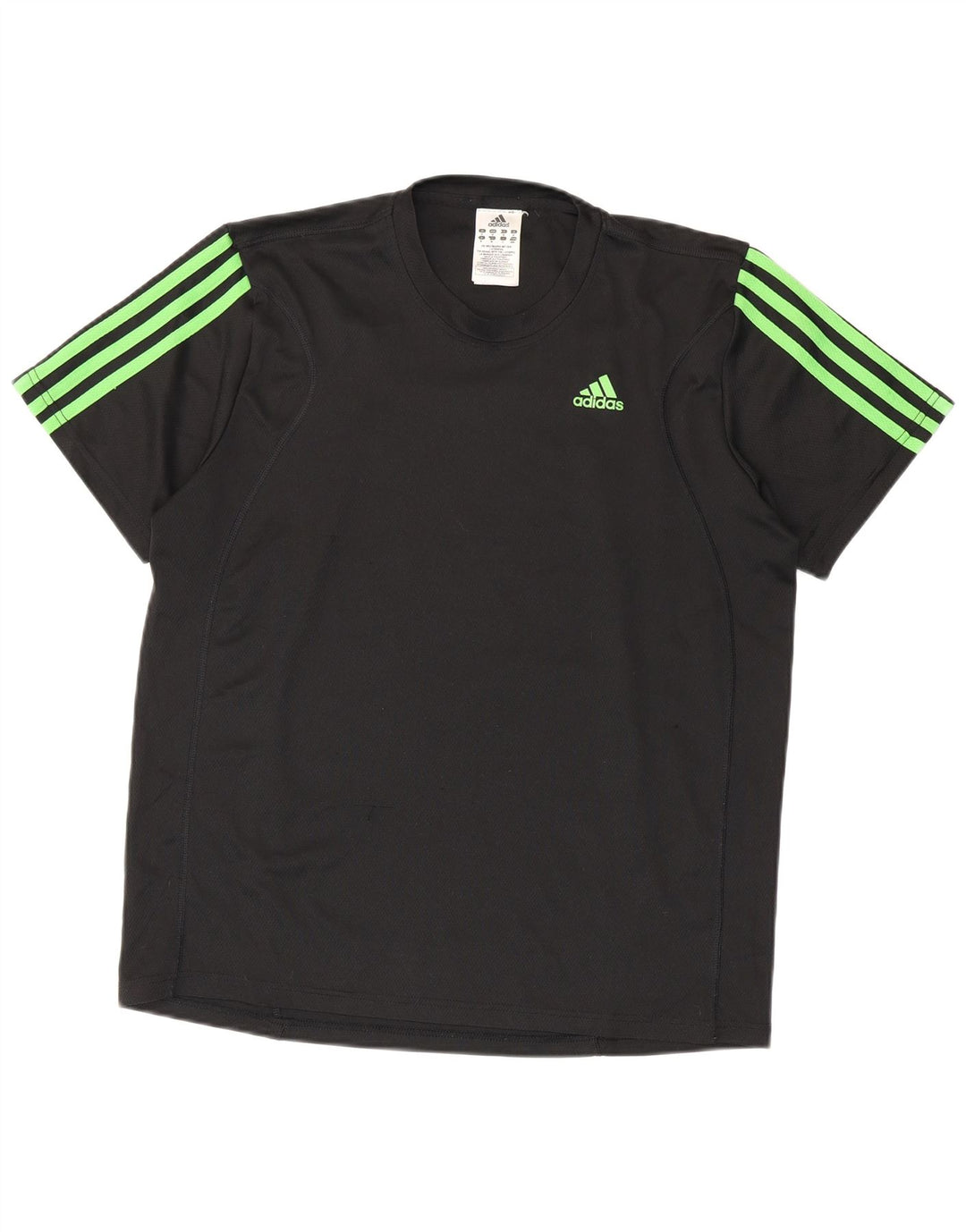 Tricou ADIDAS Climalite pentru bărbați, poliester mediu negru