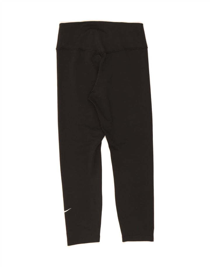 NIKE Womens Capri Leggings UK 8 Small  Black Vintage Nike and Second-Hand Nike from Messina Hembry 