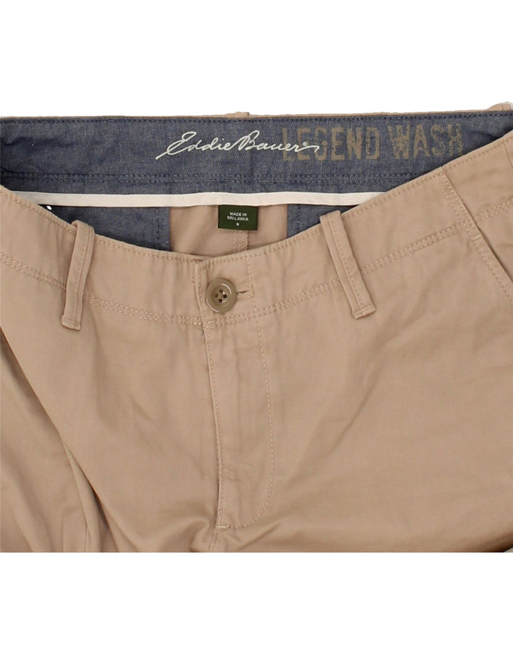 EDDIE BAUER Womens Straight Chino Trousers US 8 Medium W32 L33 Beige Vintage Eddie Bauer and Second-Hand Eddie Bauer from Messina Hembry 