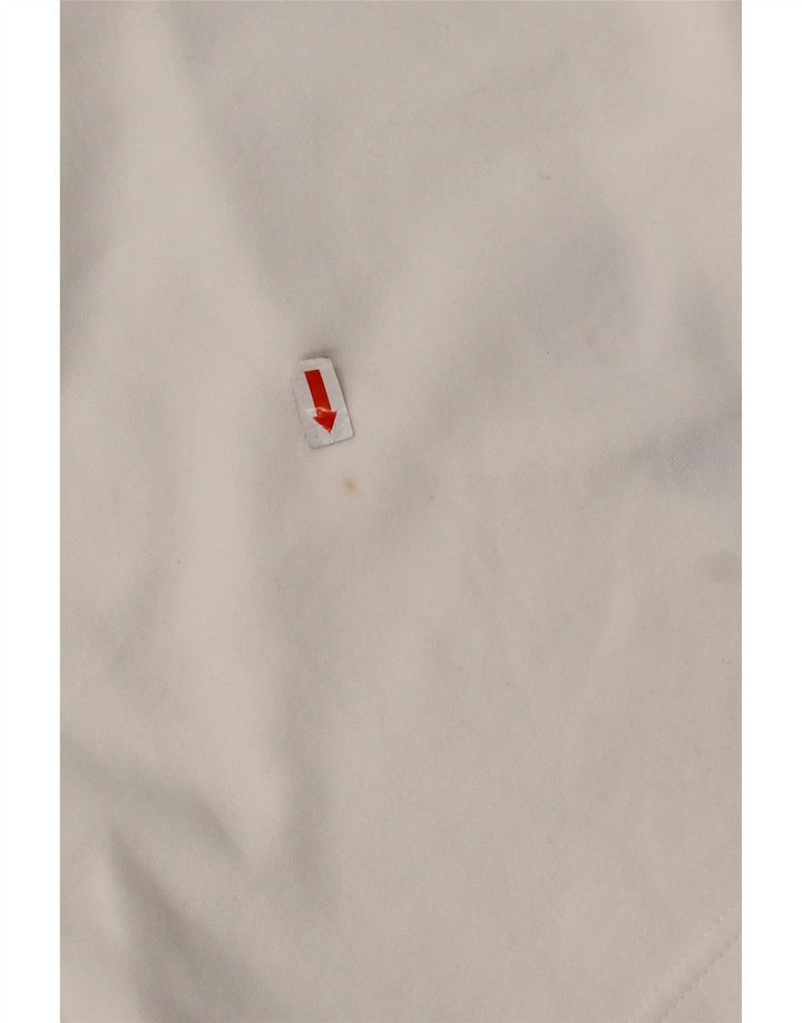 Pantaloni scurți sport grafic Lotto pentru bărbați, mari, alb, din poliester