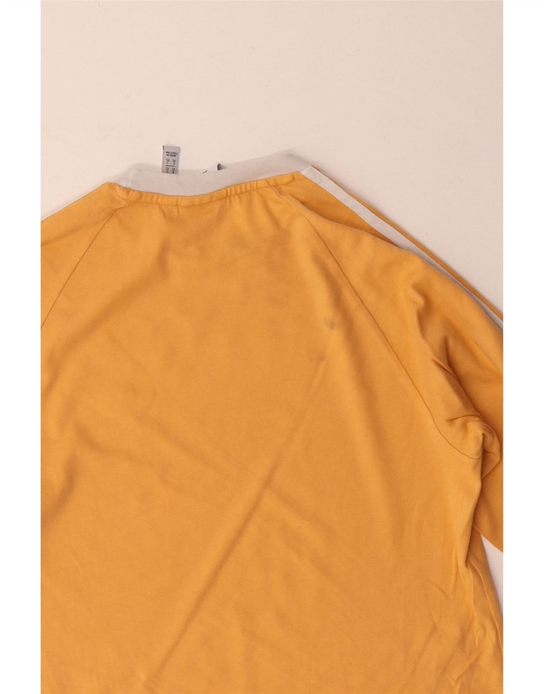 Top pentru bărbați Adidas cu mânecă lungă XS galben bumbac