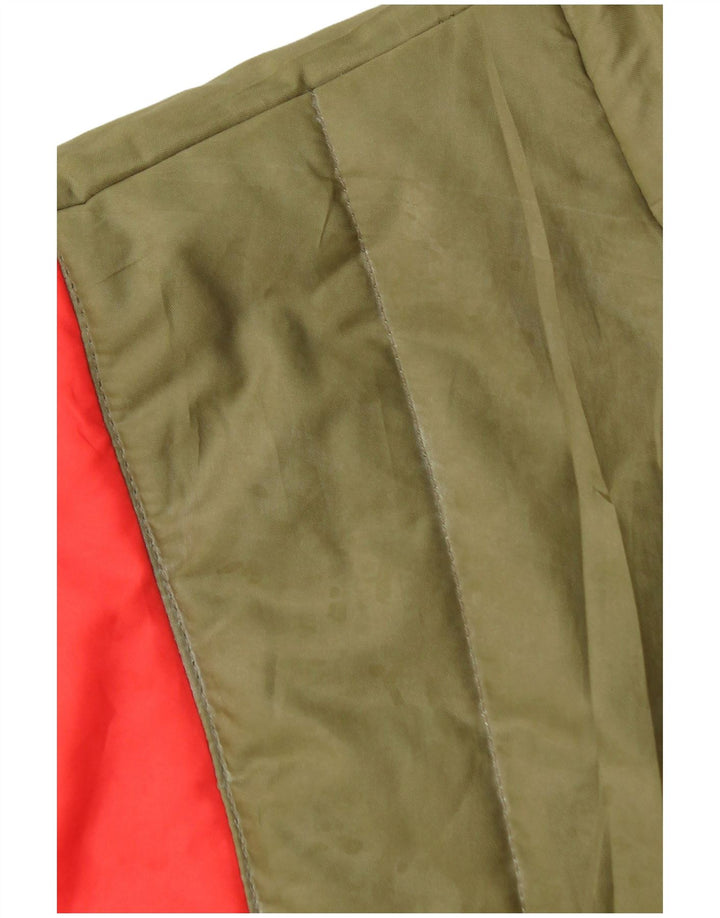 Gilet căptușit pentru bărbați Carrera UK 40 Large Kaki Colorblock Poliester