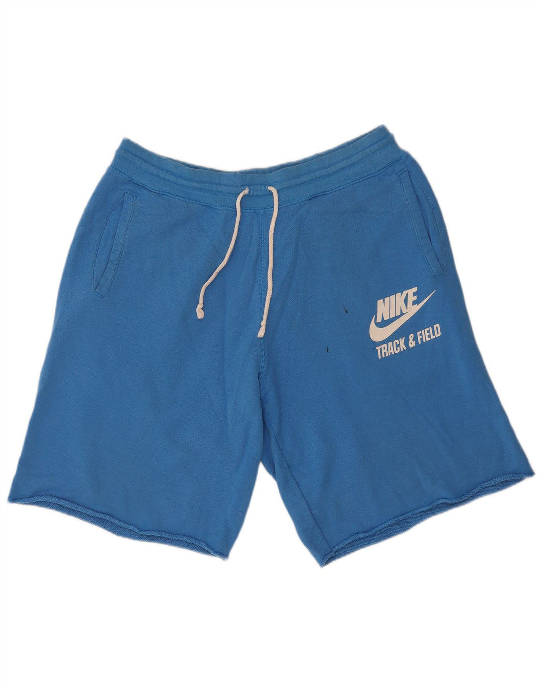 Pantaloni scurți sport grafic Nike pentru bărbați, mari, albastru, bumbac