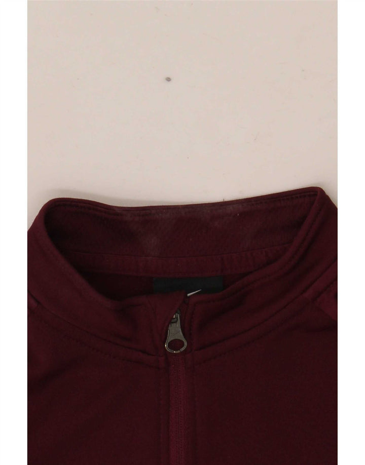 Top de trening Nike Dri Fit Graphic Pulover pentru băieți 12-13 ani mare Bordeaux