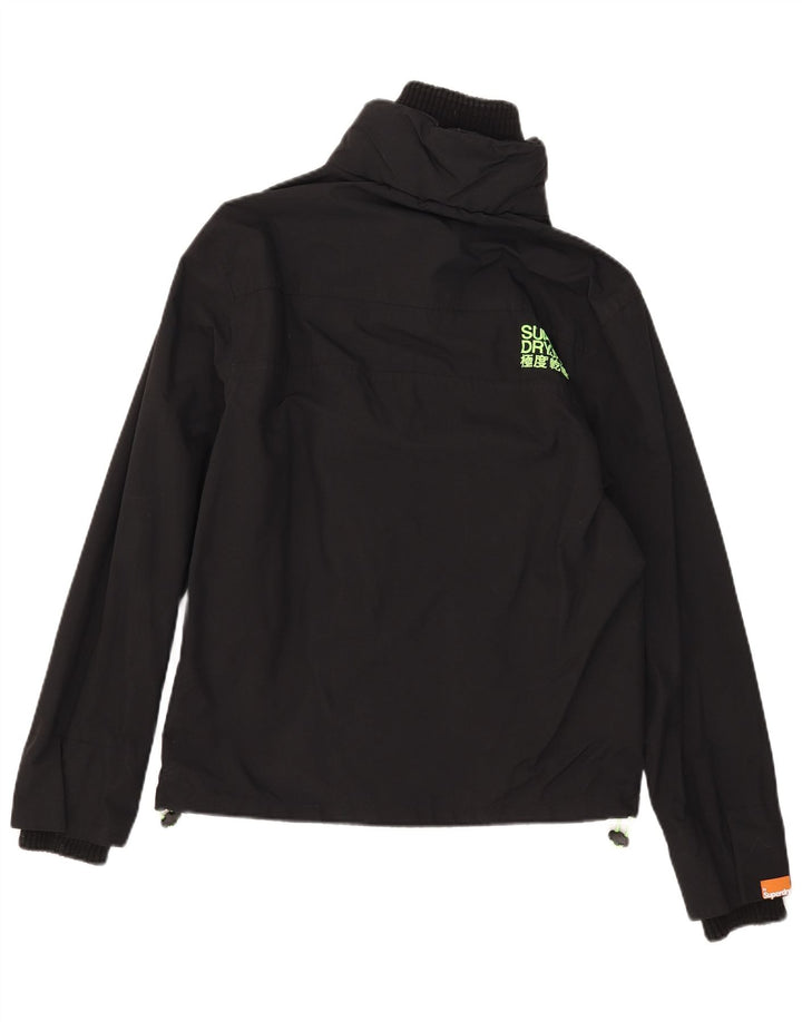 Jachetă Windbreaker pentru femei Superdry The Windcheater UK 16, mare, negru, nailon