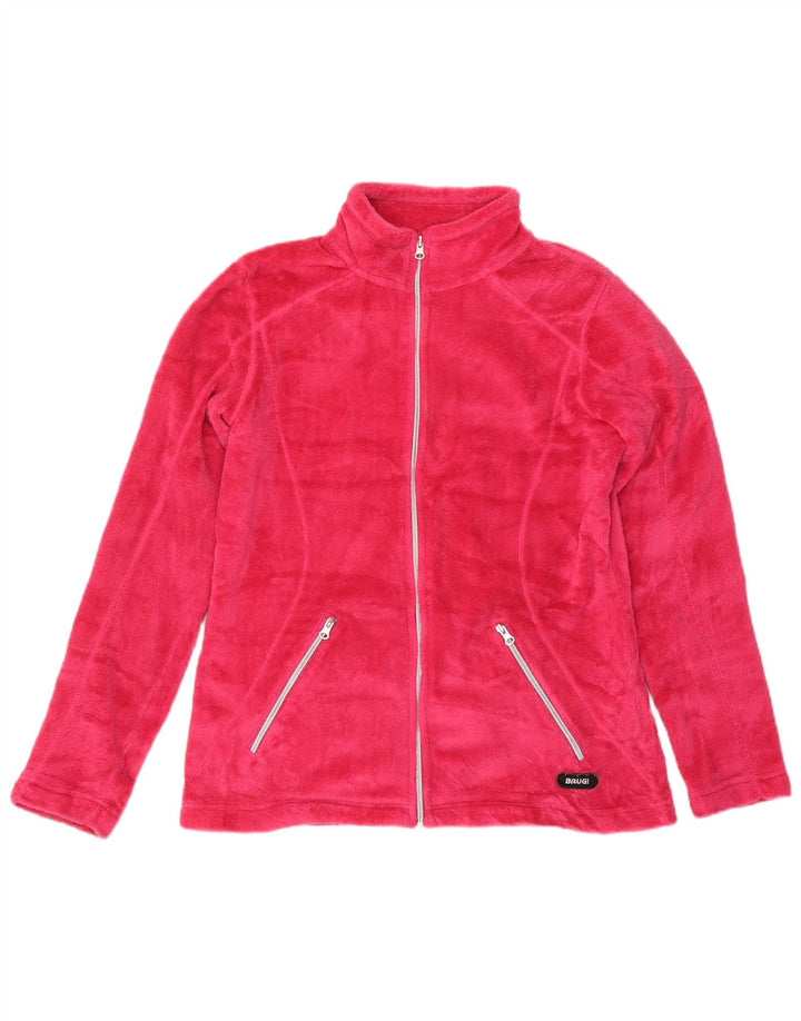 Jachetă fleece BRUGI pentru femei UK 18 XL roz poliester