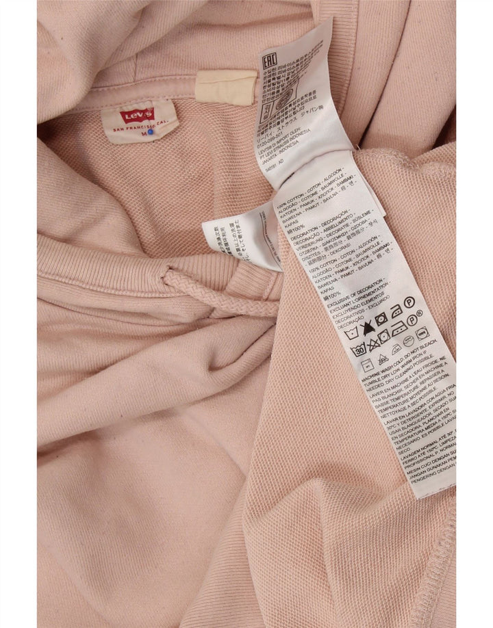 Pulover supradimensionat pentru femei LEVI'S UK 14, bumbac roz mediu