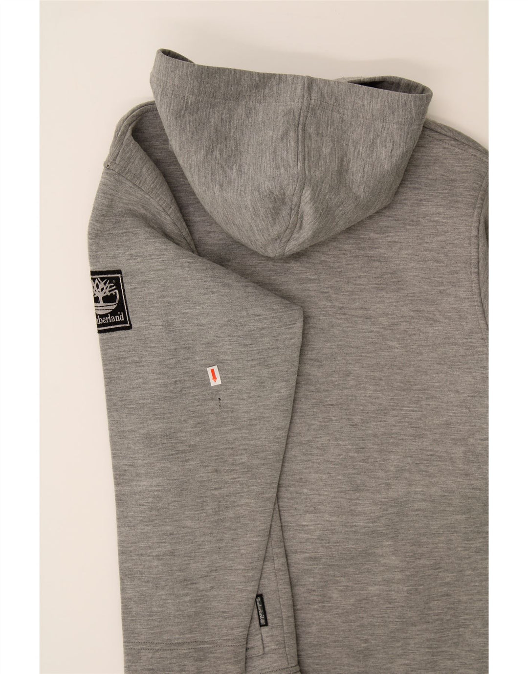 TIMBERLAND Boys Zip Hoodie Sweater 11-12 Years Grey Polyester Vintage Timberland and Second-Hand Timberland from Messina Hembry 