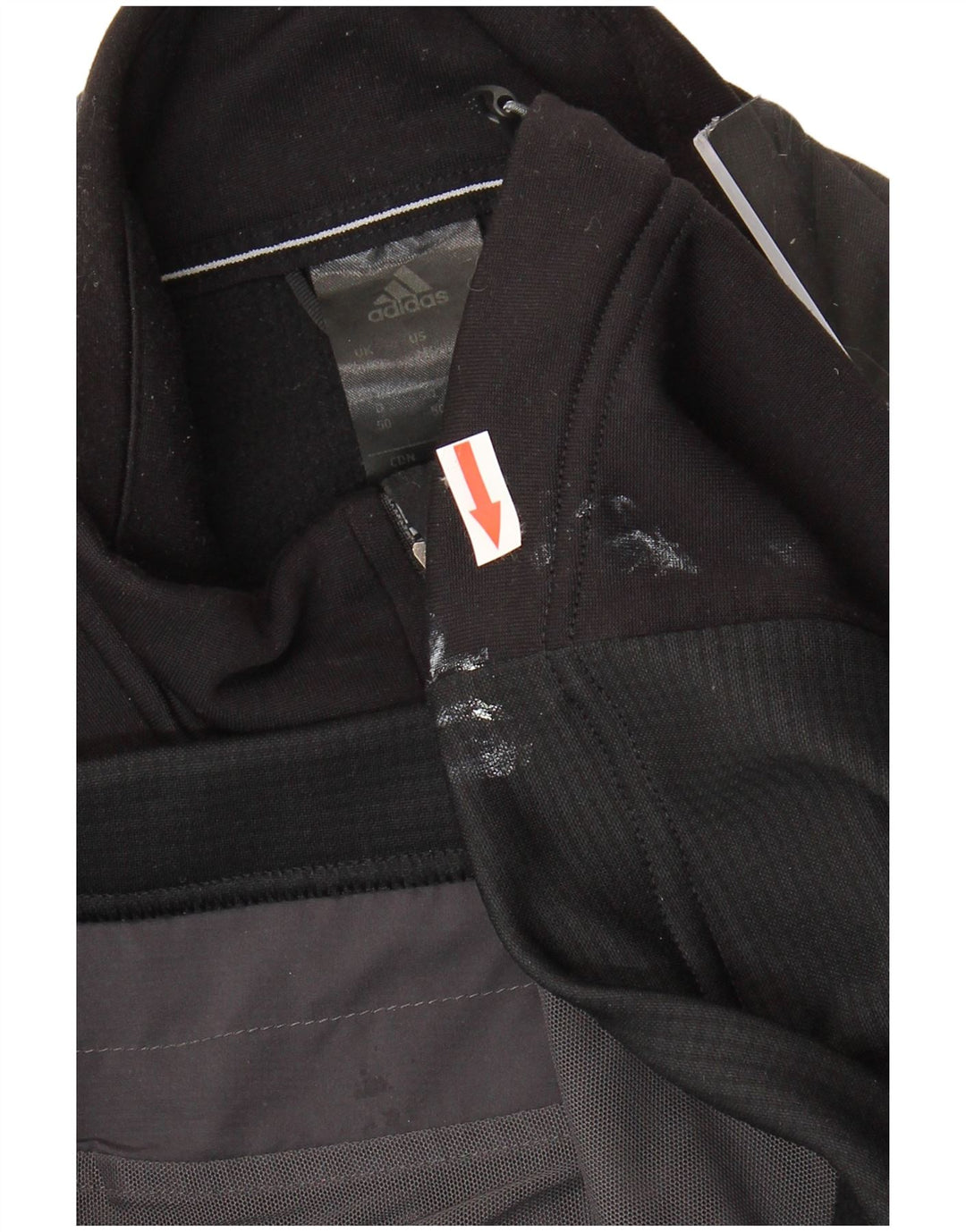 Jachetă de trening pentru bărbați Adidas UK 40/42 Poliester mediu negru