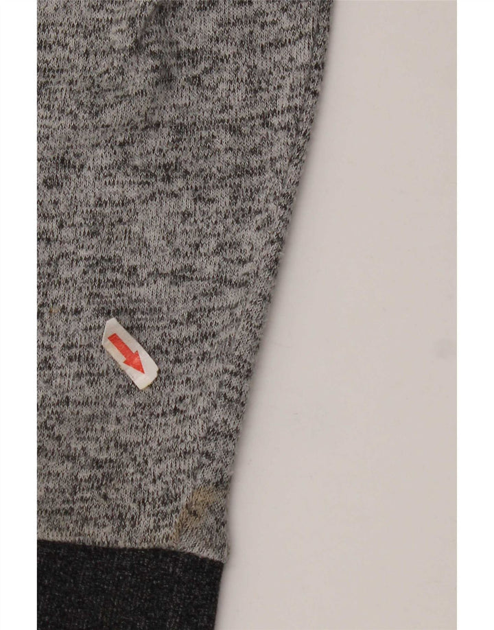 Pulover Topshop pentru femei cu decolteu triplu UK 12 Medium Gri Pete