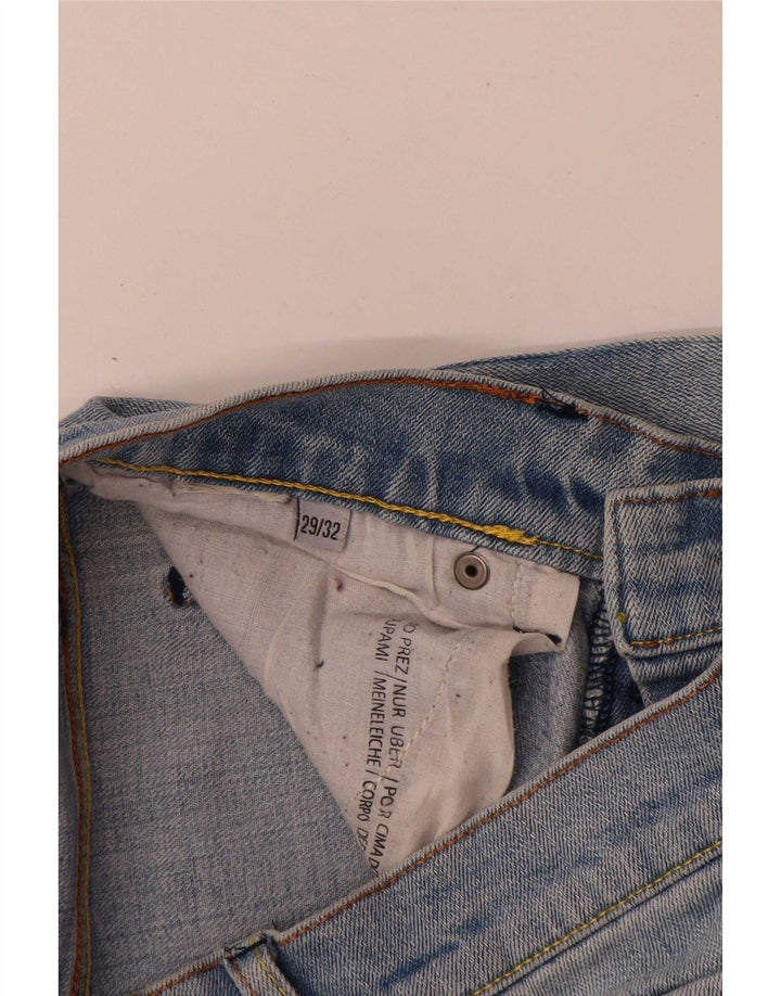 Blugi skinny pentru femei Monday ieftini W29 L32 Albastru