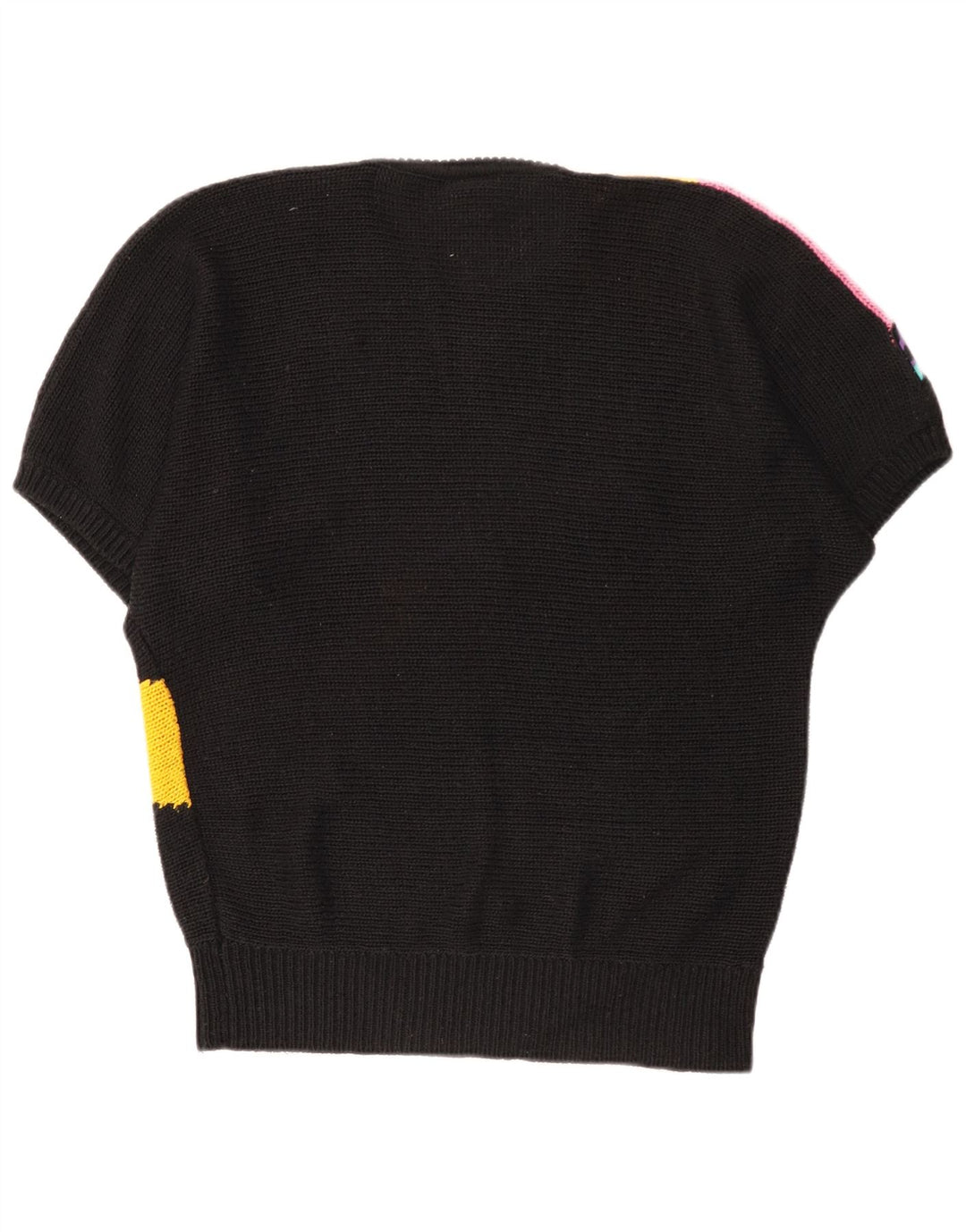 Yessica Pulover cu gât roșu pentru femei EU 40/42 Mediu Negru Colorblock