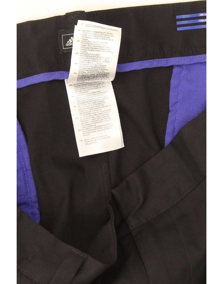 Pantaloni drepți pentru bărbați Adidas W40 L30 Poliester negru