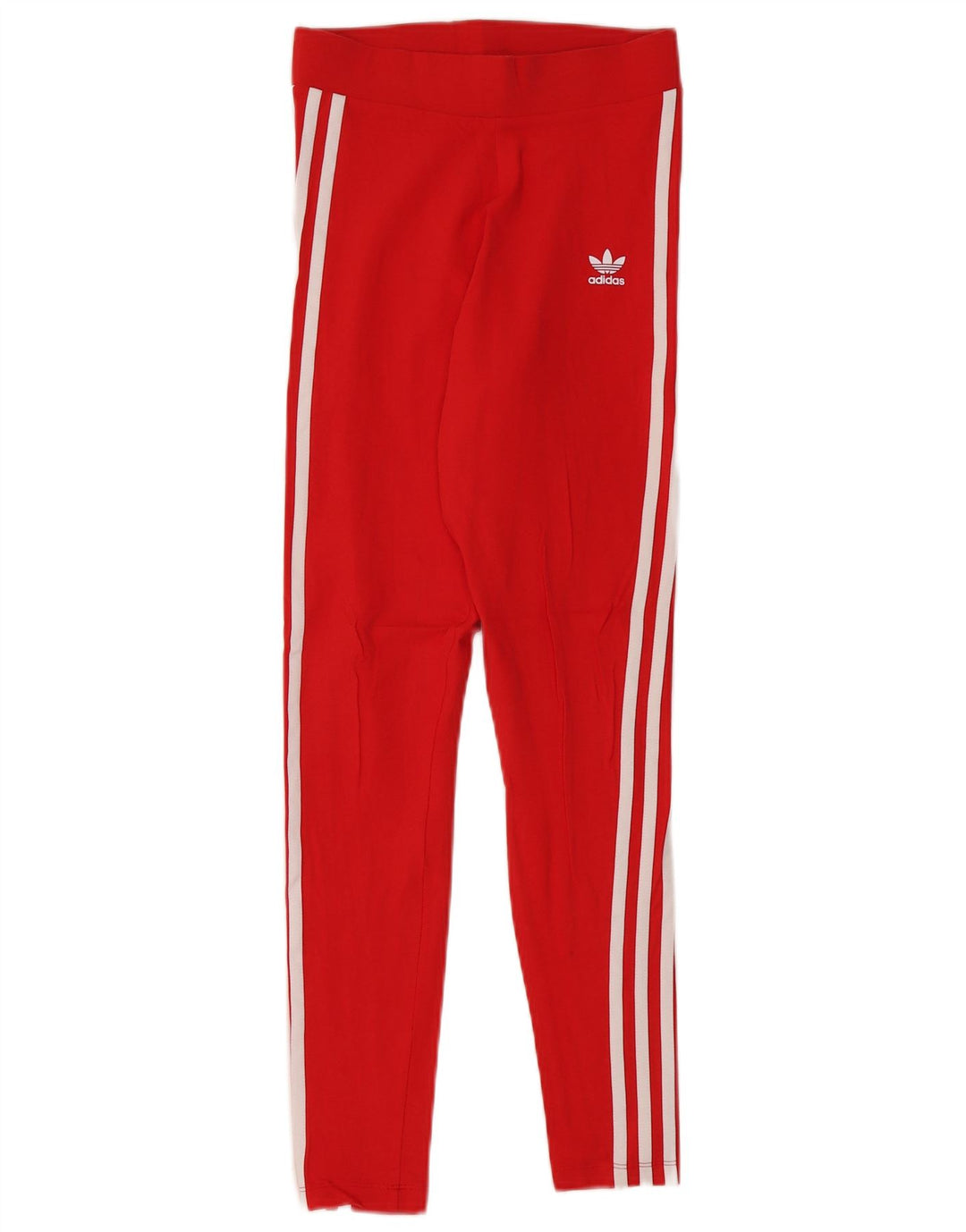 Leggings pentru femei Adidas UK 10 mic, roșu, bumbac