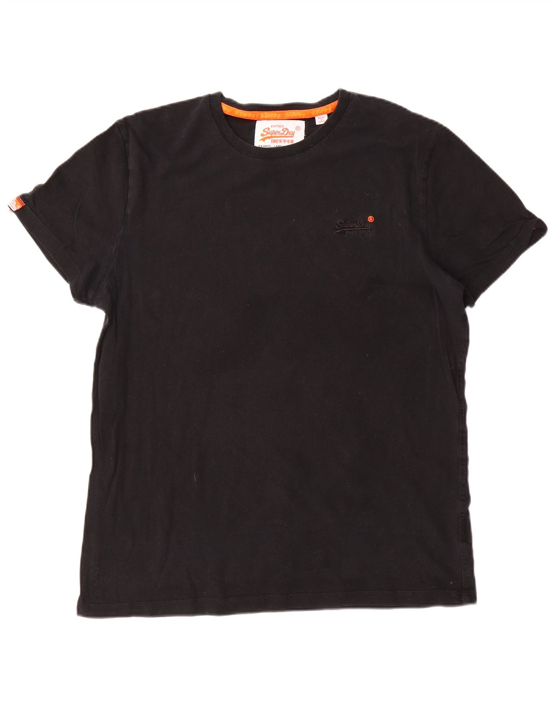 Tricou Superdry pentru bărbați Top XL bumbac negru