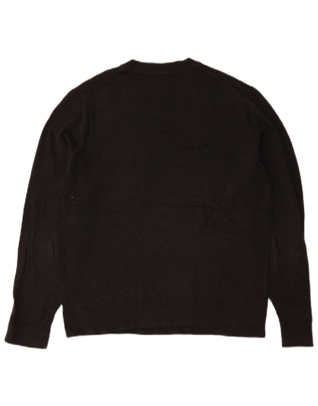 Pulover Abercrombie & Fitch pentru bărbați, cu gât crew, bumbac, gri mediu
