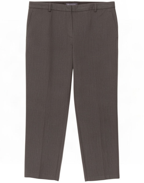 Marks & Spencer Pantaloni casual drepti pentru femei UK 16 Large W38 L30 Gri