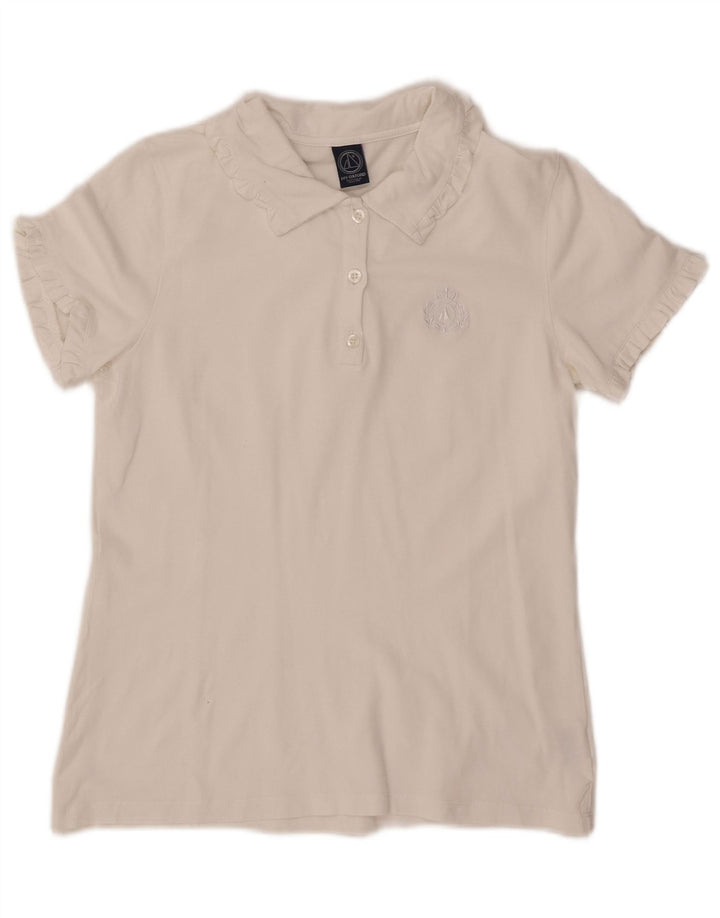 IVY OXFORD Tricou polo pentru femei UK 12 Bumbac alb mediu