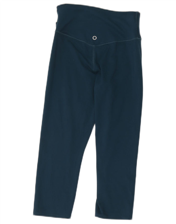 Leggings Capri pentru femei Marks & Spencer UK 10 Small Blue Poliester