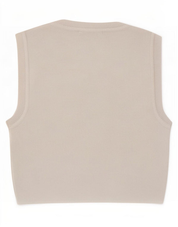 Vest Vest Top Femei Zara UK 8 Small White Viscose