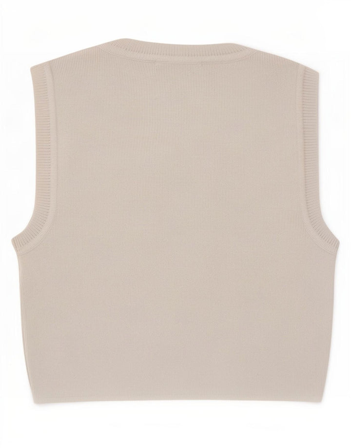 Vest Vest Top Femei Zara UK 8 Small White Viscose