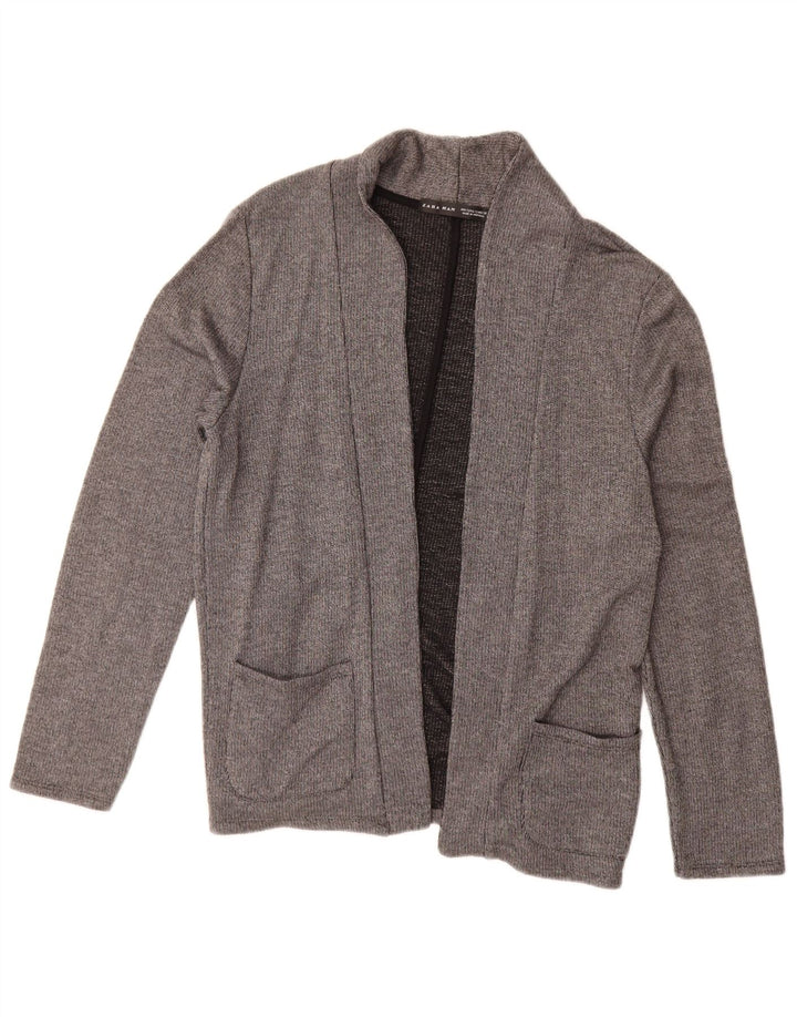Pulover cardigan pentru bărbați Zara Mic Gri