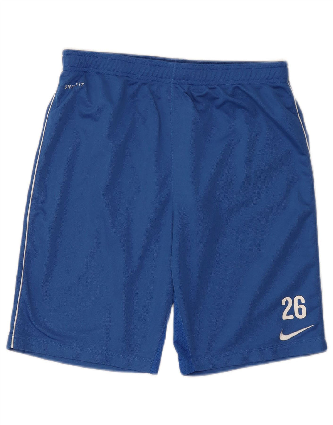 Pantaloni scurți sport Nike Dri Fit pentru bărbați, poliester albastru mediu
