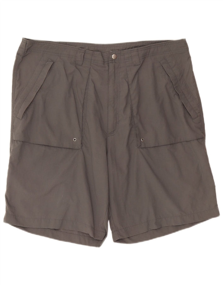 Pantaloni scurți casual pentru bărbați Adidas XL W38 poliester gri