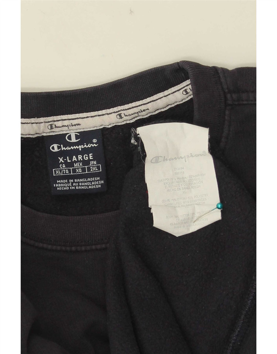 Pulover pentru bărbați Champion Pulover XL Bumbac bleumarin