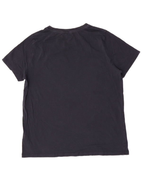 Tricou grafic Tommy Hilfiger pentru femei Top UK 18 XL Bumbac bleumarin