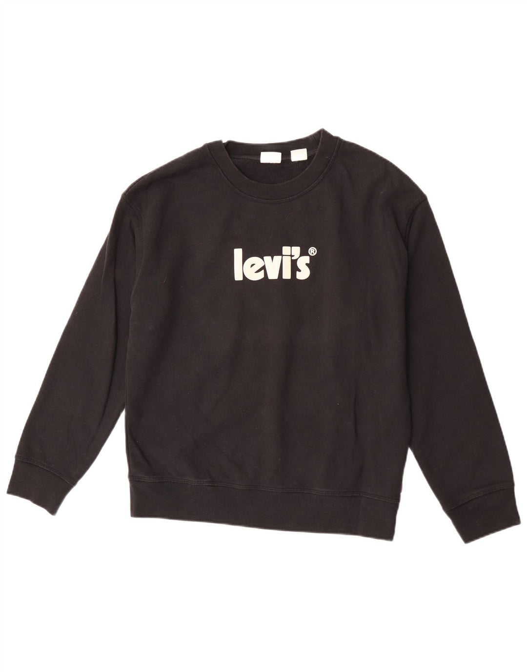 Levi's Pulover grafic pentru bărbați, bumbac mic, negru