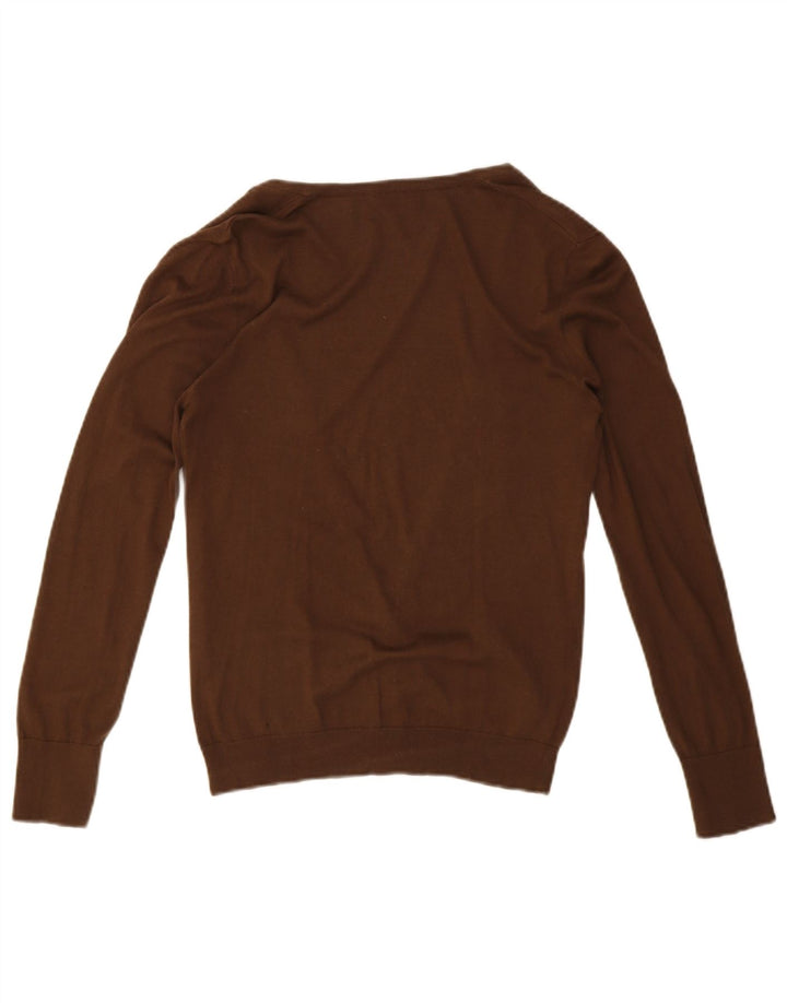 Pulover cardigan Massimo Dutti pentru femei UK 12 maro mediu