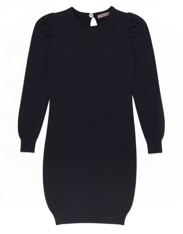 Rochie Pulover pentru Damă Zara UK 12 Medium Bleumarin Acrilic