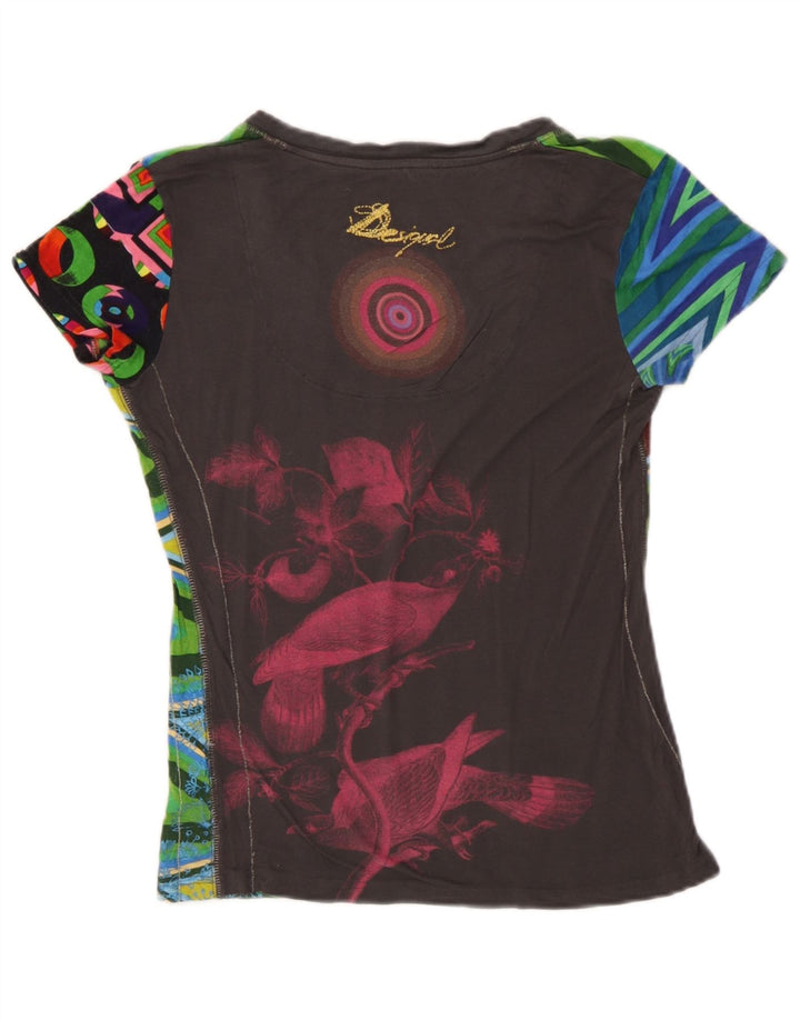Tricou grafic Desigual pentru femei Top UK 12 Medium Multicolor Butterfly