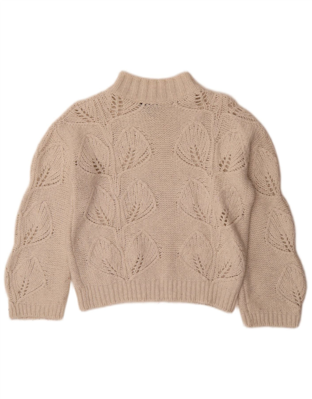 Pulover pentru femei cu gât țestoasă Massimo Dutti UK 4 XS alb