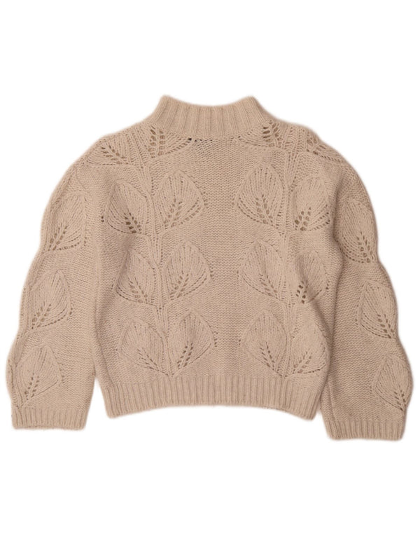 Pulover pentru femei cu gât țestoasă Massimo Dutti UK 4 XS alb