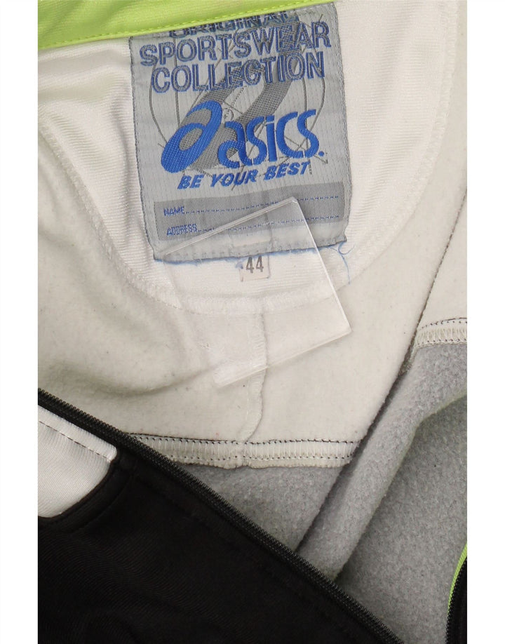 Jachetă de top pentru trening grafic Asics pentru bărbați IT 44 XS, negru, bloc de culoare