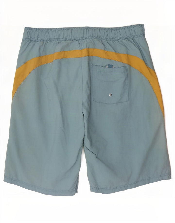 Pantaloni scurți de înot Fila pentru bărbați, albastru mediu, color block