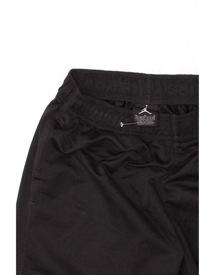 Pantaloni scurți sport Jordan pentru băieți 10-11 ani, mediu negru
