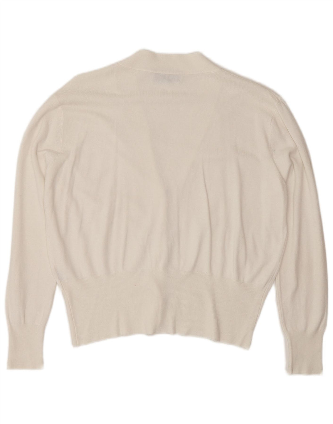 Pulover cardigan pentru femei Zara UK 14 Medium White
