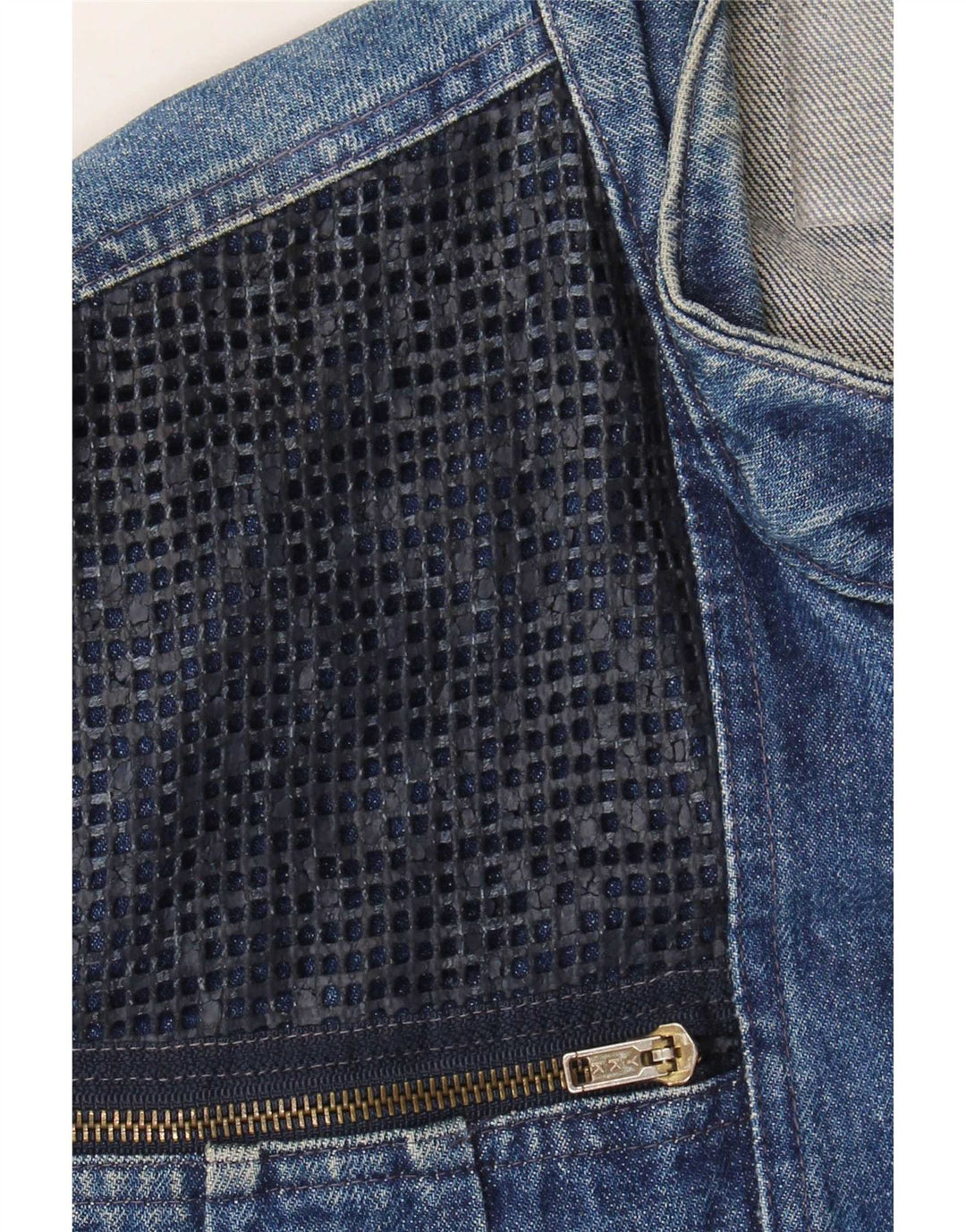 Jachetă de blugi vintage pentru bărbați UK 40 Large Blue
