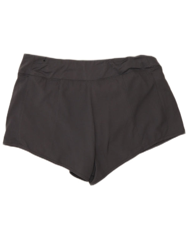 Pantaloni scurti sport Reebok pentru femei UK 16, mari, gri, poliester