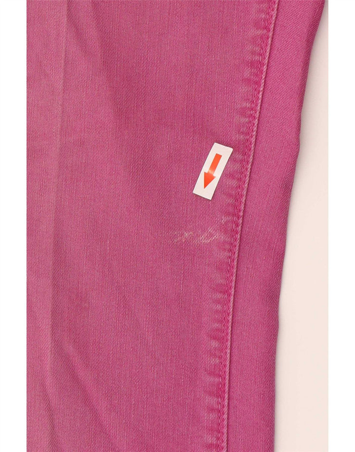 Blugi drepti pentru femei Trussardi W30 L30 bumbac roz