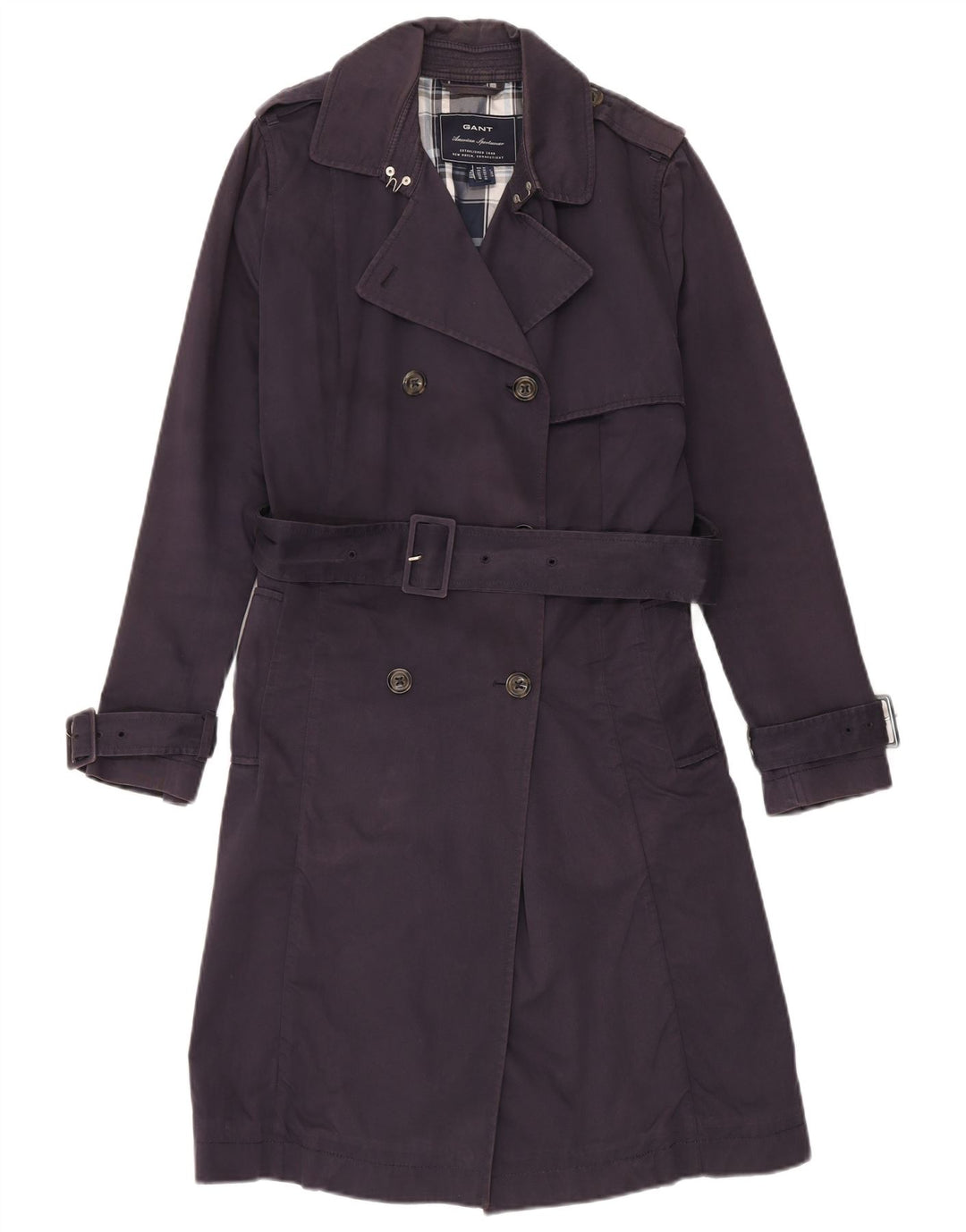 Trench pentru femei Gant UK 14 Medium Bleumarin Bumbac