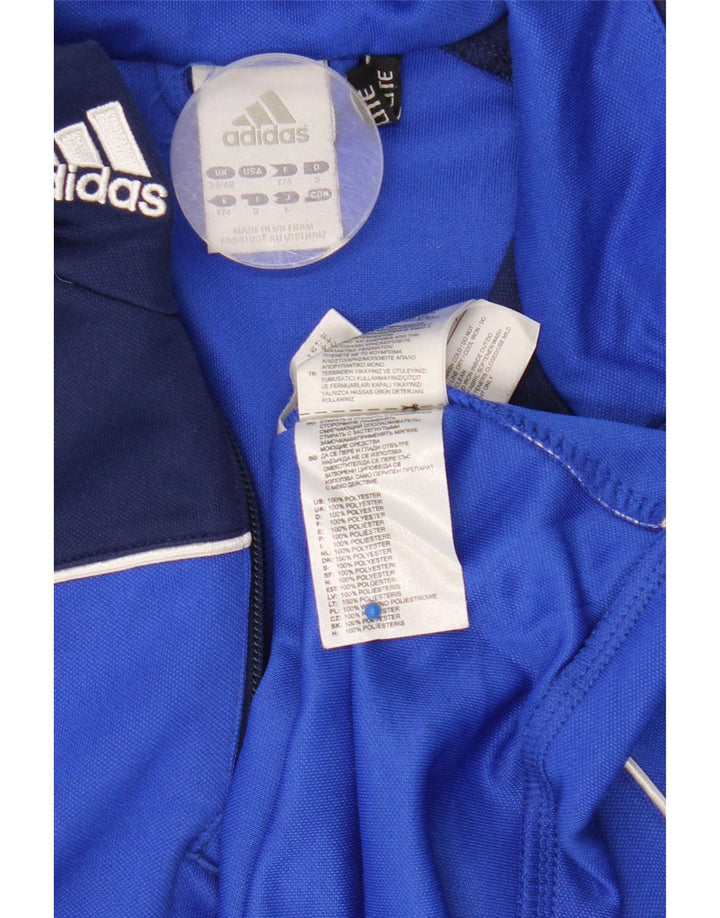 Adidas Mens Climalite Pullover Trening Top UK 38/40 Medium Blue